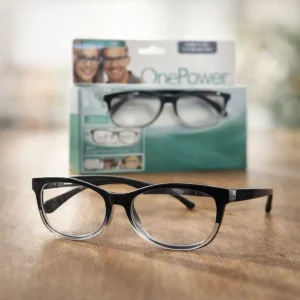 Lentes de Lectura Autoajustables OnePower | Se Adaptan Solos a Tu Graduación +0.5 a +2.50 | Un Par para Toda la Familia | Sin Receta Médica
