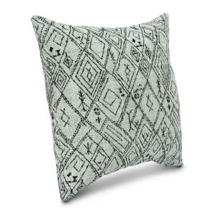 Cojin Poliester Glam Celeste Negro Large
