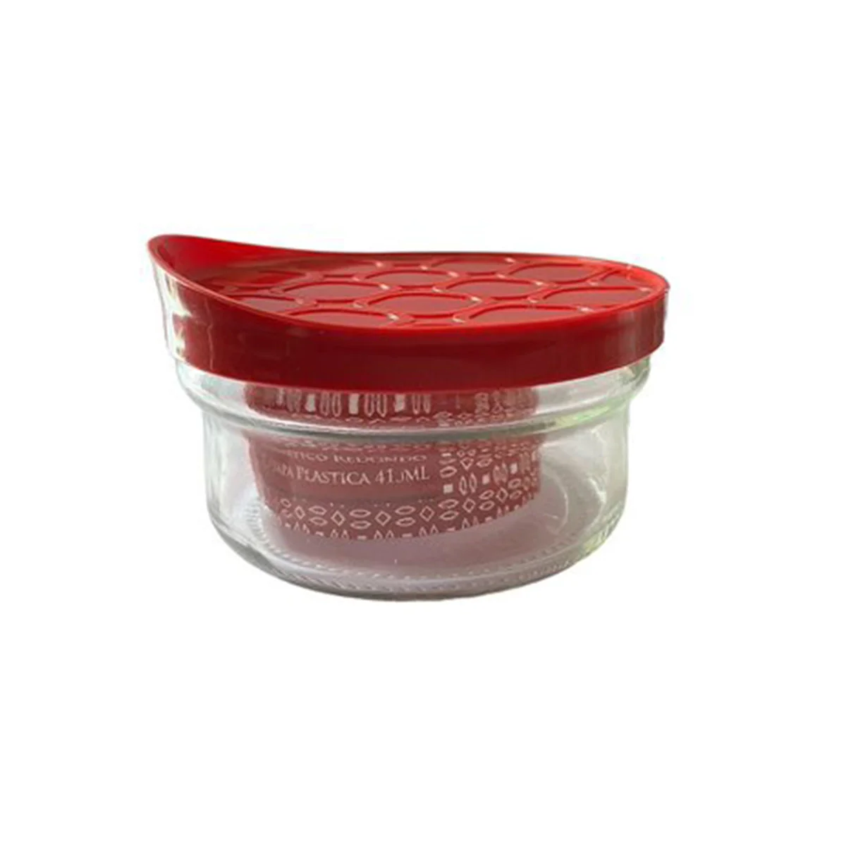 Hermético de vidrio con tapa | Rojo | Vittori - Imagen 2