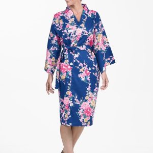 Kimono Happi Botan to Uchōran Mujer