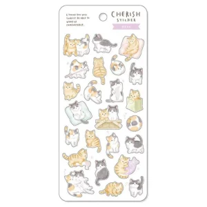Pegatinas Japonesas Kawaii Neko