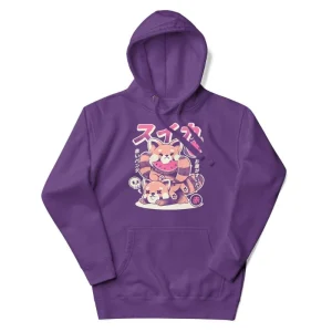 Sudadera Japonesa Panda Rojo